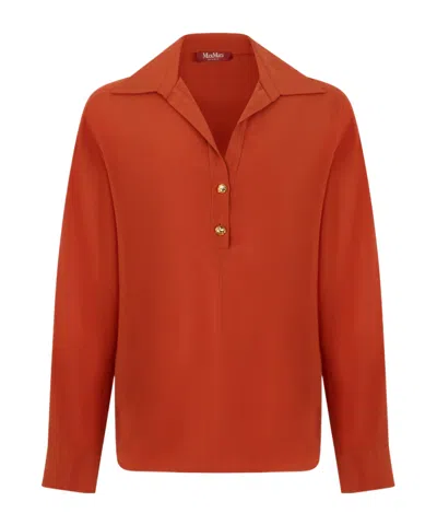 Max Mara Long-sleeved Shirt In Multi
