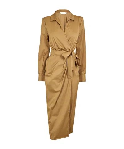 Max Mara Long-sleeved Shirt In Brown