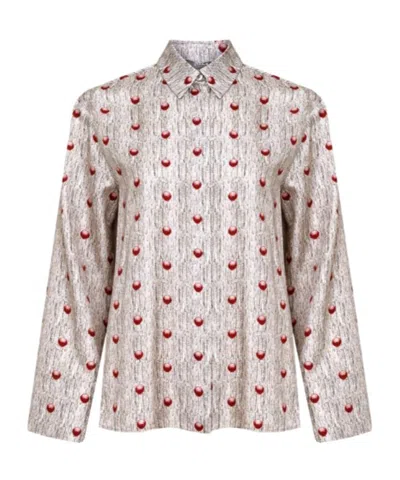 Max Mara Long-sleeved Shirt In Pink