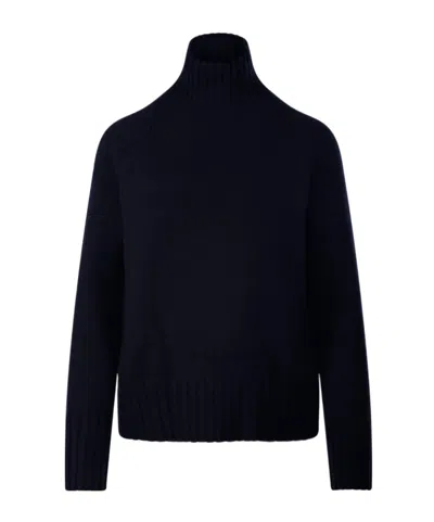 Max Mara Long-sleeved Sweater In Black