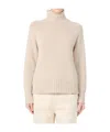 Max Mara Virgin Wool-cashmere Sweater In White