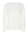 Max Mara Long-sleeved T-shirt In White