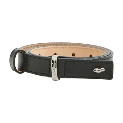 Max Mara Loop Belt 25 Mm In Black