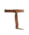 Max Mara Loop Belt In Brown