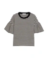 Max Mara Loose Jersey T-shirt In Black