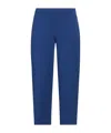 Max Mara Loose Knit Cropped Pants In Multi
