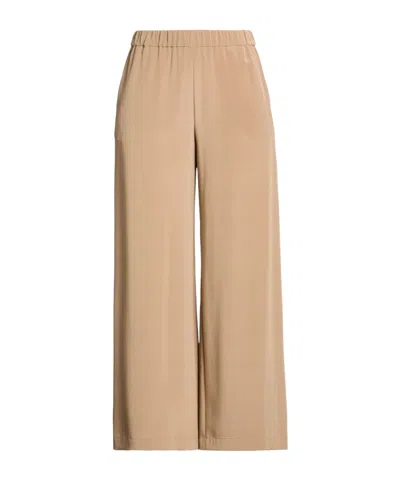 Max Mara Loose Straight-leg Pants In Brown