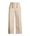 Max Mara Loose Straight-leg Pants In Neutral