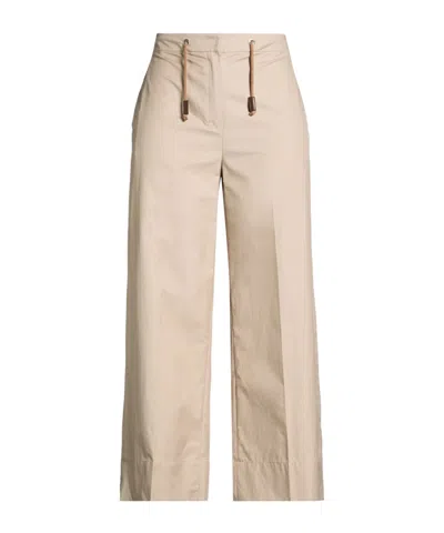 Max Mara Loose Straight-leg Pants In Neutral