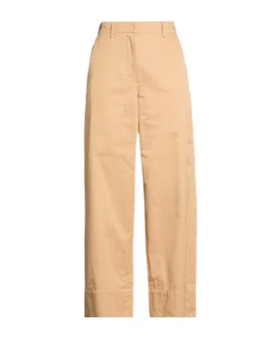 Max Mara Loose Straight-leg Pants In Nude