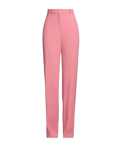 Max Mara Loose Straight-leg Pants In Pink