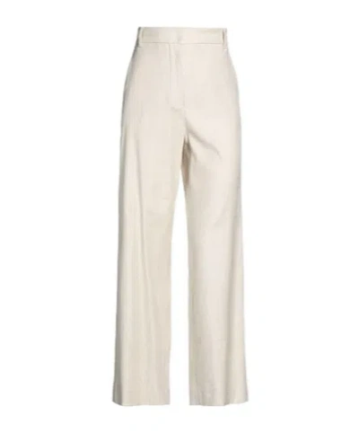 Max Mara Loose Straight-leg Pants In White