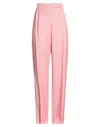 Max Mara Versatile Minimalist Solid Color Casual Pants In Pink