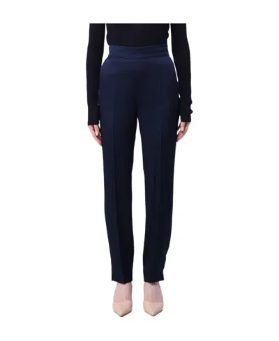 Max Mara Loose Waist Casual Pants In Black
