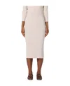 Max Mara Loose Waist Skirt In Nude