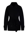 Max Mara 's  Louis Double-breasted Belted Jacket In Black