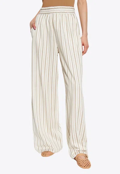 Max Mara Louvre High-waisted Striped Pants