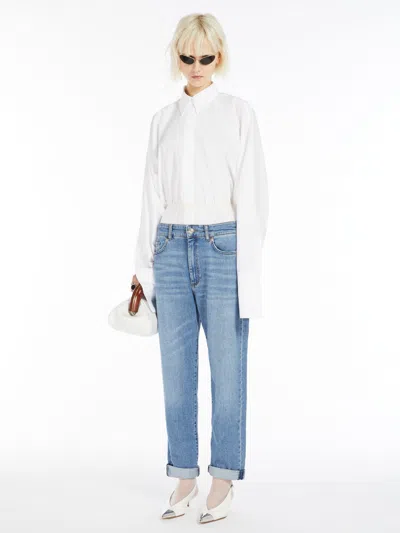 Max Mara Low-rise Boyfriend Jeans In Blue