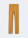 Max Mara Low-rise Stretch Trousers In Brown