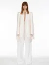 Max Mara Low-rise Trousers In White