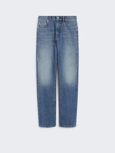 Max Mara Low-waisted Jeans In Blue