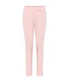 Max Mara Luana Straight Casual Pants In Pink
