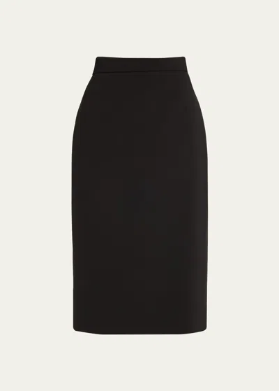 Max Mara Lubiana Pencil Skirt In Black