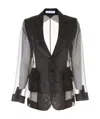 Max Mara Lucerna Thin Suit Jacket In Black