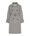 Max Mara Logo-print Belted Raincoat