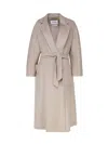 Max Mara Ludmilla Belted Cashmere Midi Coat In Sabbia