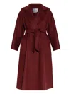 Max Mara Ludmilla Belted Cashmere Coat In Red