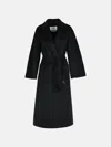 Max Mara 'ludmilla' Black Cashmere Coat