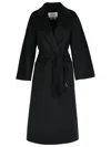 Max Mara 'ludmilla' Black Cashmere Coat Women In Black
