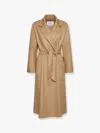 Max Mara Maxmara Women Melinda - Cashmere Midi Coat With Belt In Brown
