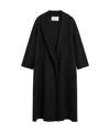 Max Mara Iconic Ludmilla Cashmere Coat With Kimono Sleeves In Black