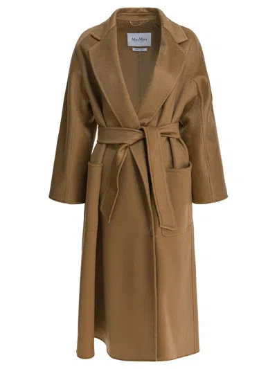 Max Mara "ludmilla" Coat In Brown