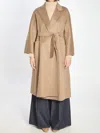 Max Mara Ludmilla Drap Cashmere Kimono Coat In Brown