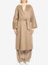 Max Mara Ludmilla Drap Cashmere Kimono Coat In Brown
