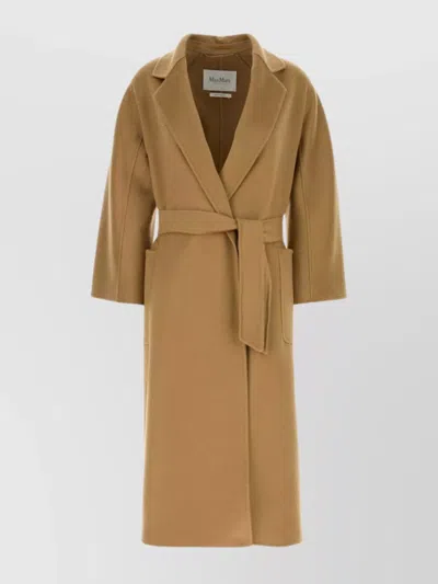 MAX MARA LUDMILLA COAT CASHMERE BELTED WAIST