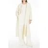 Max Mara Ludmilla Double Face Cashmere Coat In White