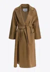 Max Mara Camel Cashmere Ludmilla Coat In Brown