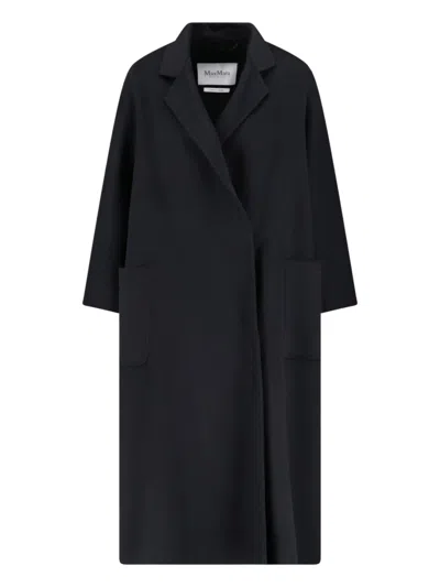 Max Mara Ludmilla Icon Cashmere Coat In Black