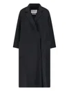 Max Mara Jene Wool-blend Belted Coat In Black