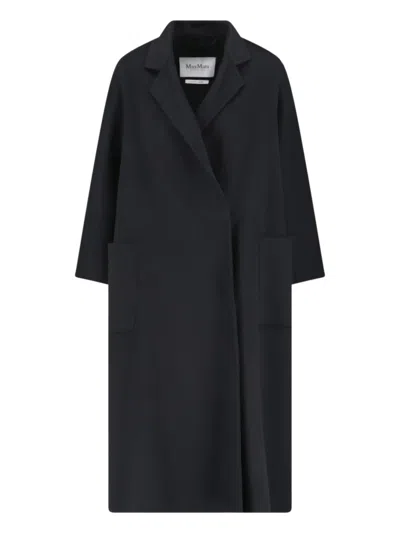 MAX MARA MAX MARA "LUDMILLA ICON" CASHMERE COAT BLACK