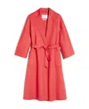 Max Mara Woman Coat Coral Size 12 Cashmere In Red