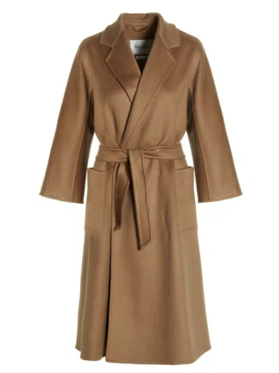 Max Mara 'ludmilla Icon' Coat In Neutral