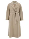 Max Mara Belted Coat In Brown
