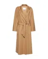 Max Mara Cashmere Dressing Gown Coat Coats Beige In Brown