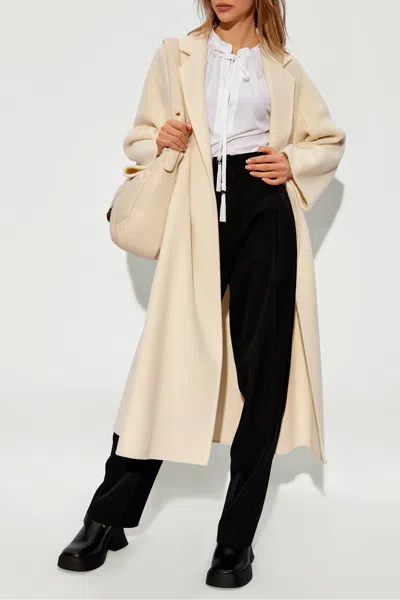 Max Mara ‘ludmilla2' Cashmere Coat In Cream