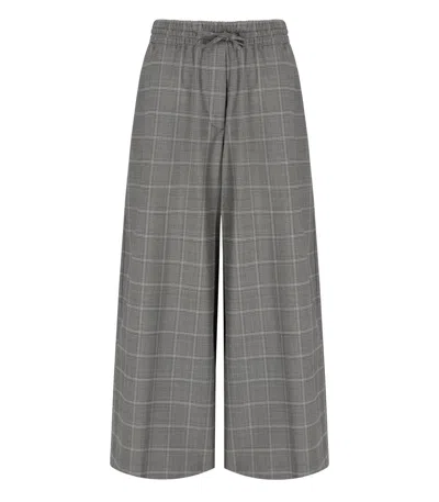 Max Mara Luigi Grey Trousers In Gray